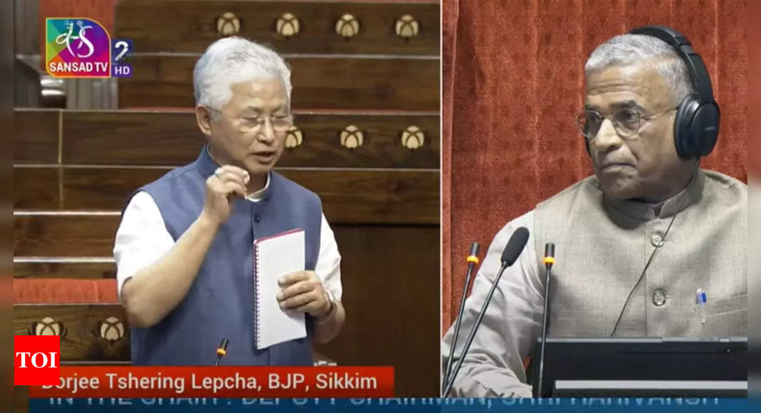 'Not China border, this is Tibet border': Sikkim MP Dorjee Tshering Lepcha appeals in Rajya Sabha to change label | India News