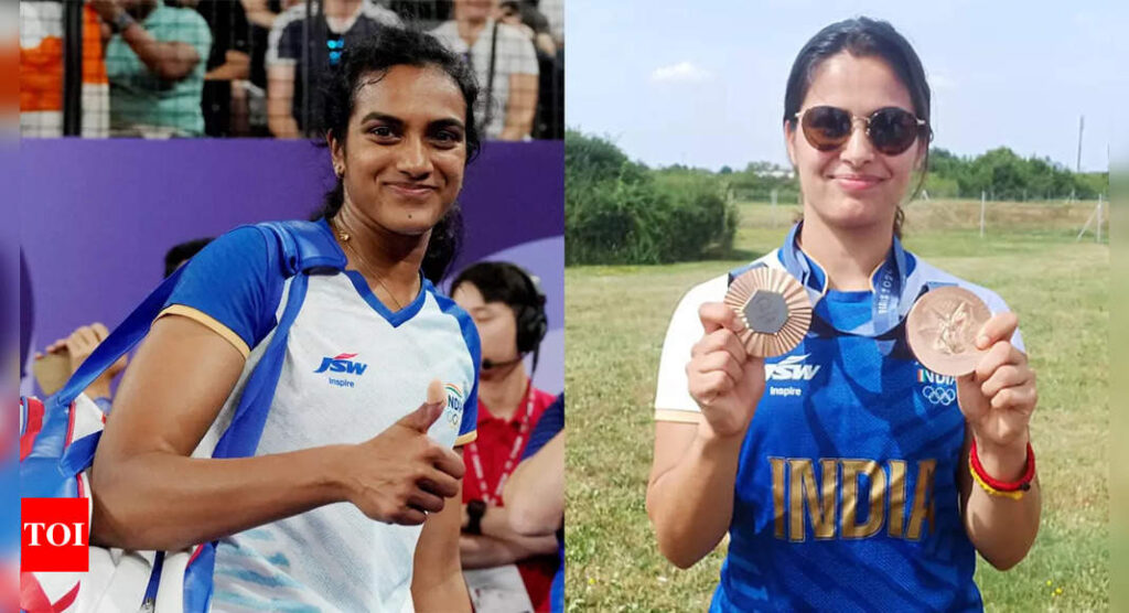 For making a 'fake' account to defend her, PV Sindhu calls fellow double Olympic medalist Manu Bhaker a 'sweetheart' | Paris Olympics 2024 News