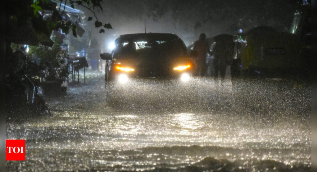 IMD issues red alert for Delhi NCR after heavy rains, several flights diverted | India News