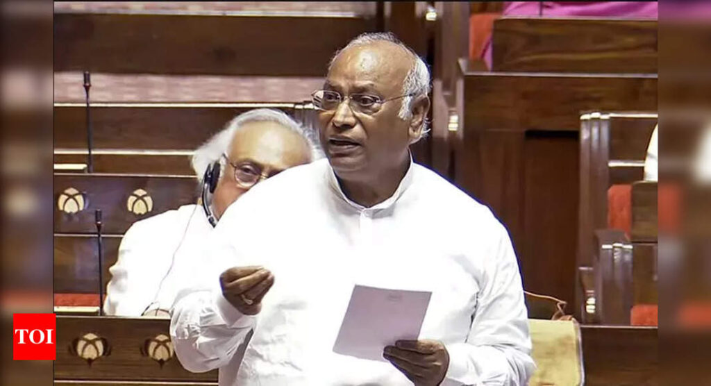 'BJP-RSS conspiring to hide numbers so that ... ': Mallikarjun Kharge attacks PM Modi over caste census | India News