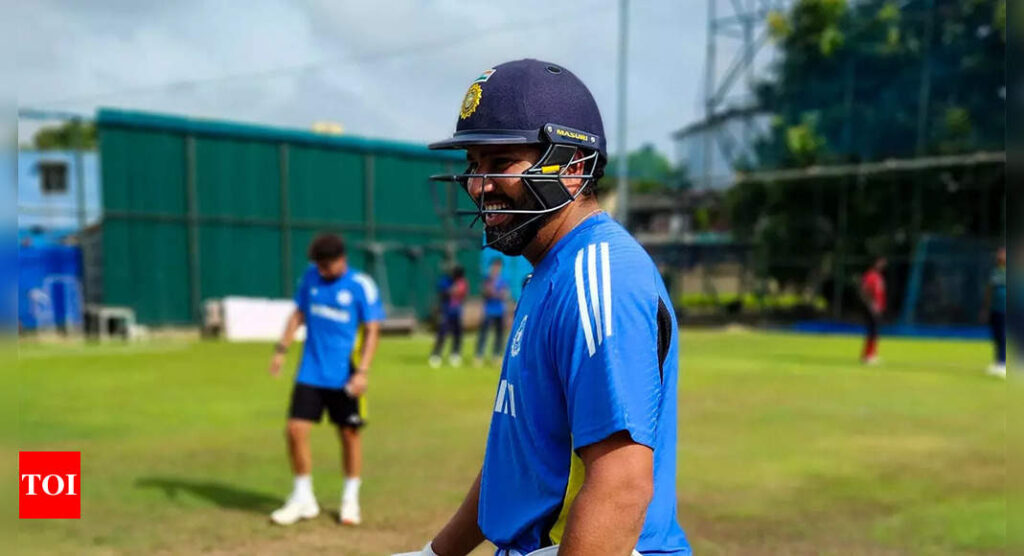 Watch: Rohit Sharma looks around to see who's singing his name, and... | Cricket News