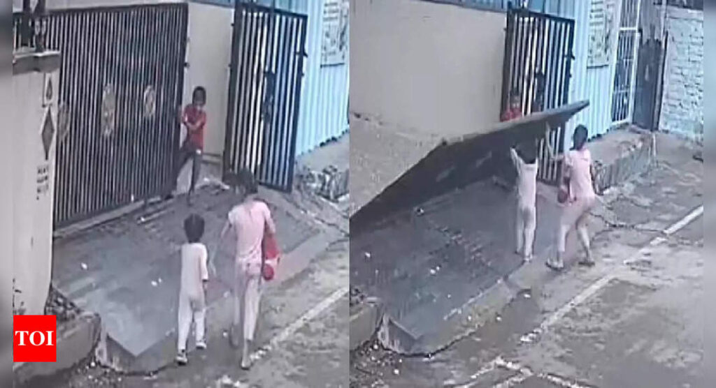 Watch: 3-year-old dies after sliding iron gate falls on her while playing in Pune's Bopkhel | Pune News