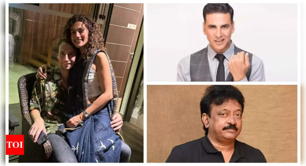 Akshay Kumar on his films not doing well at box office, RGV slams Indian directors for making star-driven films, Taapsee Pannu celebrates birthday in Paris with Mathias Boe: Top 5 entertainment news of the day |