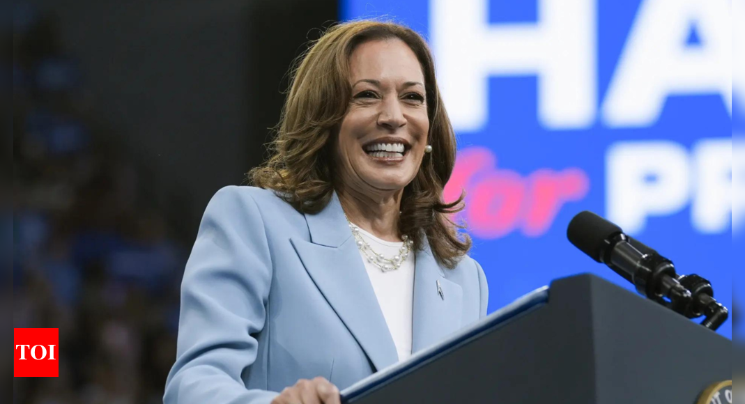 Kamala Harris secures enough delegate votes to be Democrat presidential nominee, says she will officially accept next week