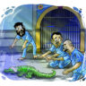 Crocodile: Inmates Trap and Capture Crocodile in Vadodara Central Jail | Vadodara News