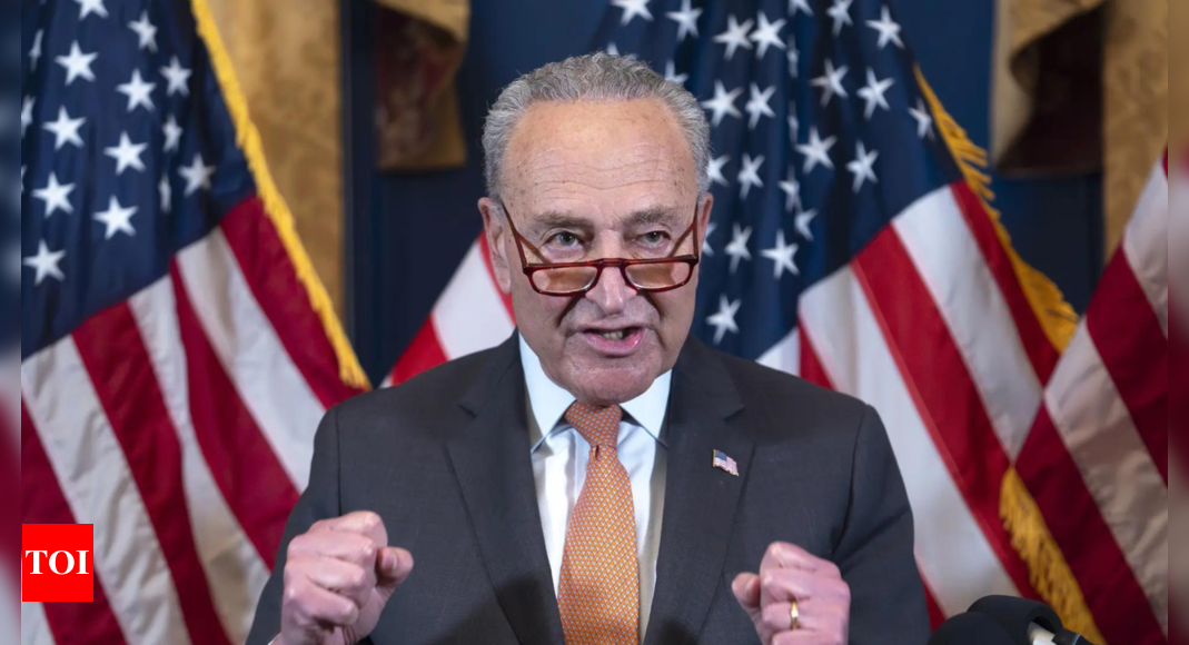 Schumer predicts senate victory for Democrats with Harris as frontrunner