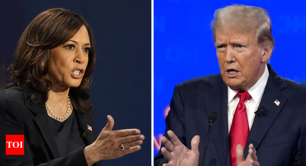 Trump rebuts Harris' 'running scared' jab, questions her mental capacity