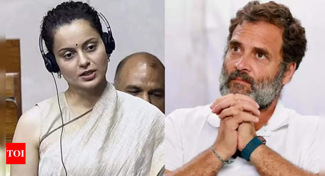 Kangana Ranaut's meme on Rahul Gandhi over 'caste census' divides social media | India News