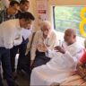 Former PM Deve Gowda travels in metro during his Delhi visit | India News