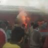 Three bogies of Khoba Express ablaze at Vizag railway station | Visakhapatnam News