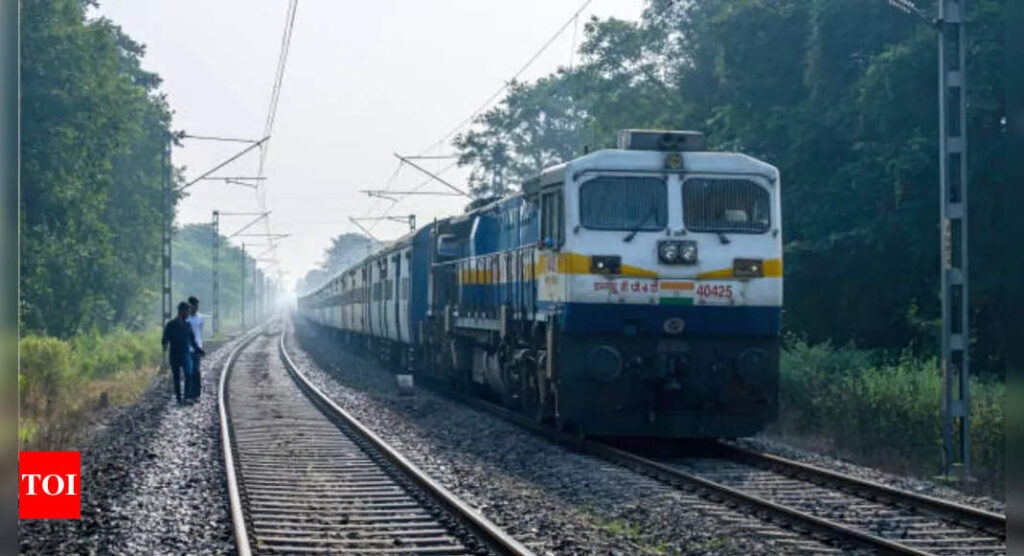 Train Accident: 19-year-old student dies after being hit by train while sitting on railway track | Kanpur News