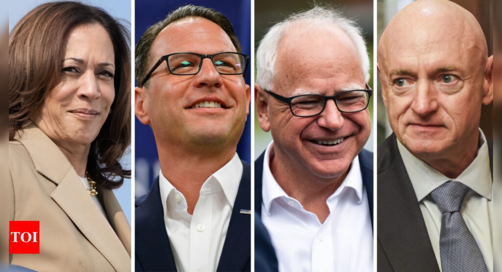 2024 US elections: Walz, Kelly or Shapiro? Who's going to be Kamala Harris' running mate