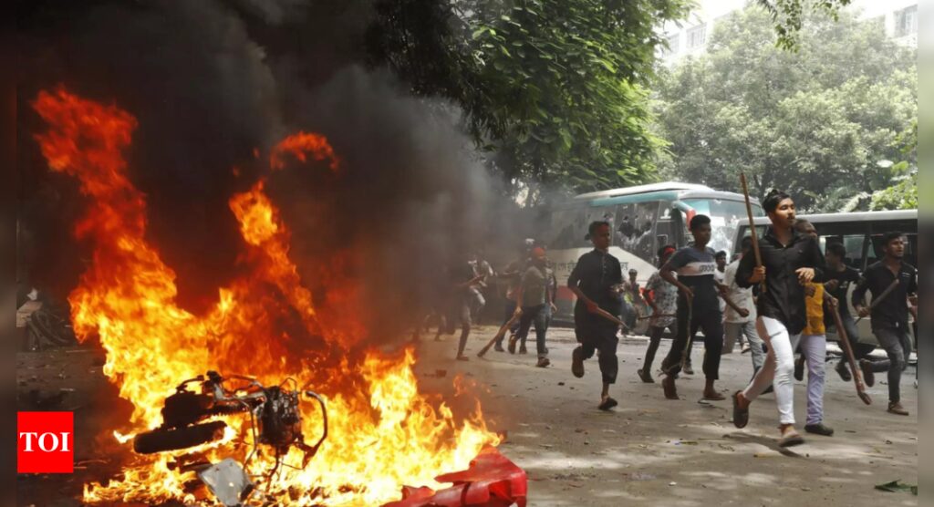 Nearly 100 die in anti-government stir in Bangladesh, hundreds more hurt