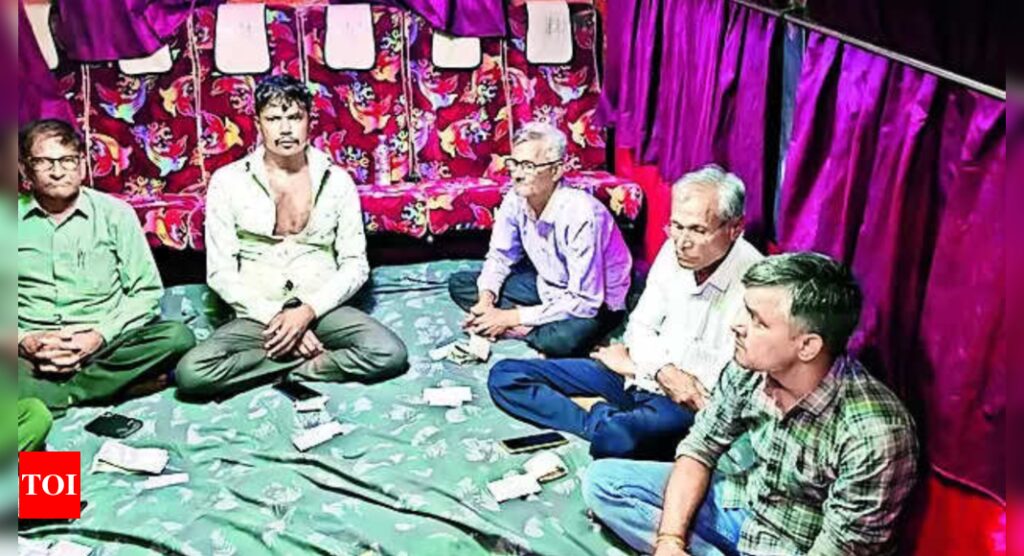 Gujarat gambling buddies turn bus into casino: Replace seats with mattresses for comfortable card playing | Rajkot News