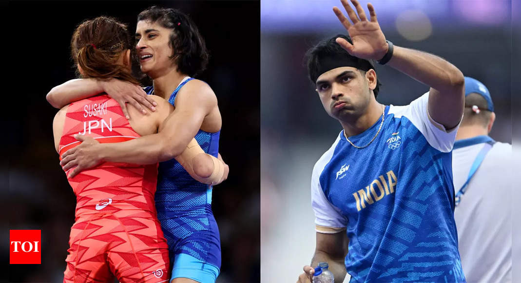 'Unreal': Neeraj Chopra praises Vinesh Phogat's victory over Yui Susaki | Paris Olympics 2024 News