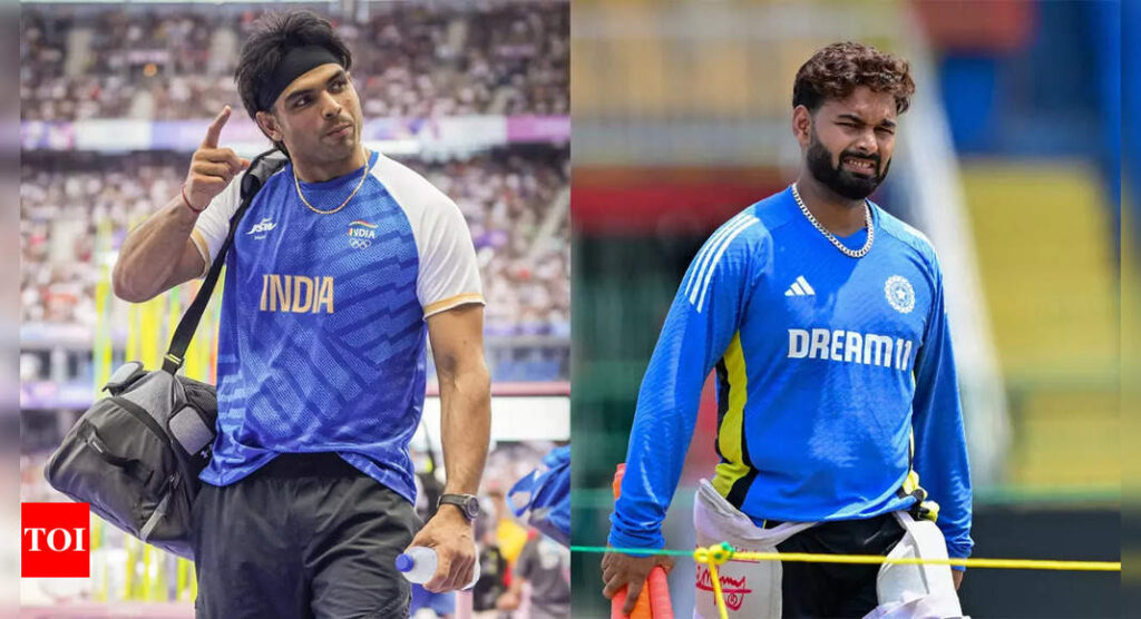 Neeraj Chopra: 'If Neeraj Chopra wins gold...': Rishabh Pant leads social media trend ahead of javelin throw final at Paris Olympics | Paris Olympics 2024 News