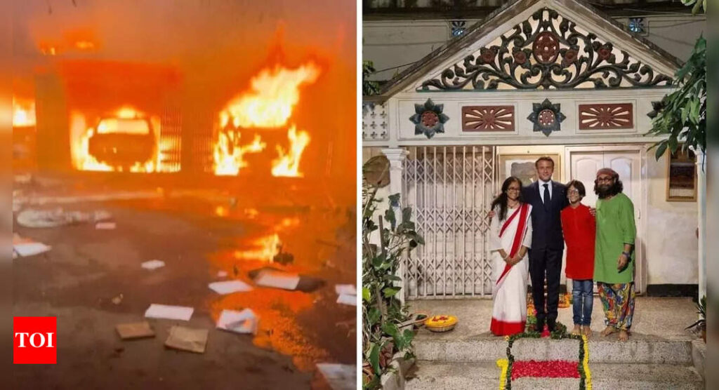 Bangladeshi folk Hindu singer Rahul Ananda's house, once visited by French President, burnt