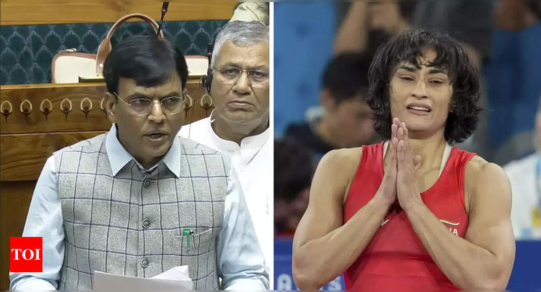 Vinesh Phogat disqualification: Sports minister Mansukh Mandaviya makes statement in Lok Sabha, says 'IOA has lodged strong protest' | India News