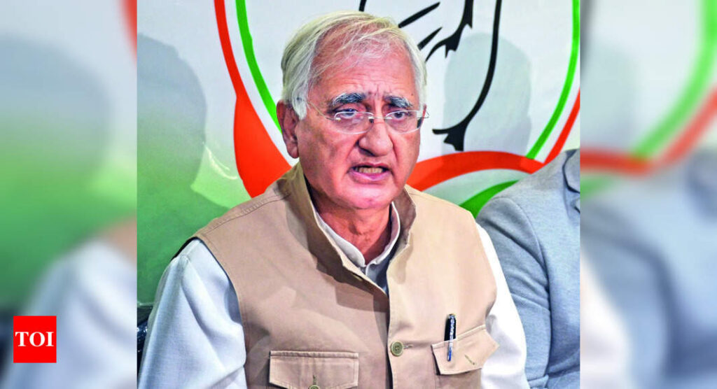 BJP slams Khurshid’s reported remark, says it exposes Cong intent to create anarchy | India News