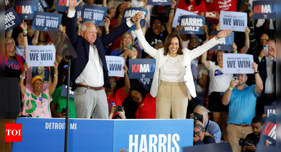 Watch: Protesters try to disrupt Kamala Harris's speech in Michigan. Her response