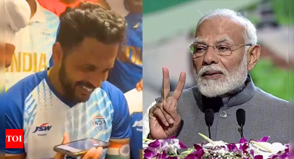 'Sarpanch Sahab': PM Modi's call evokes laughter in Team India's dressing room after Olympic bronze. Watch | Paris Olympics 2024 News