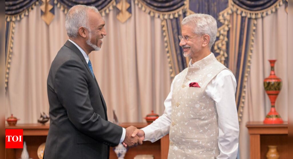 'I thank India': Maldives President Muizzu after meeting EAM Jaishankar amid tense ties | India News