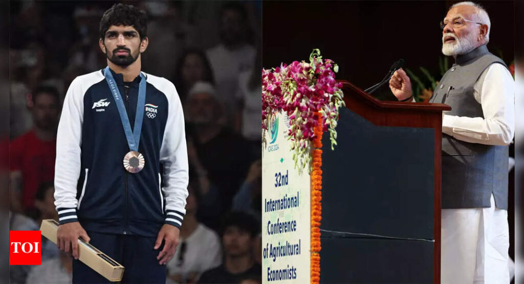 'Your life is an inspiration': PM Modi praises Aman Sehrawat's resilience after overcoming early loss of parents | Paris Olympics 2024 News