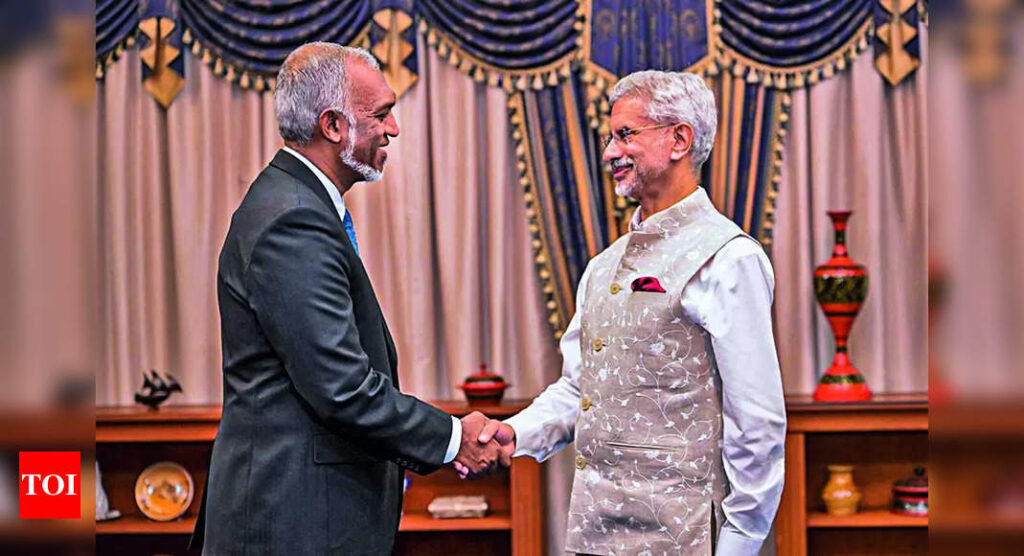 Maldives President Muizzu meets Jaishankar, calls ‘India one of closest allies’ | India News