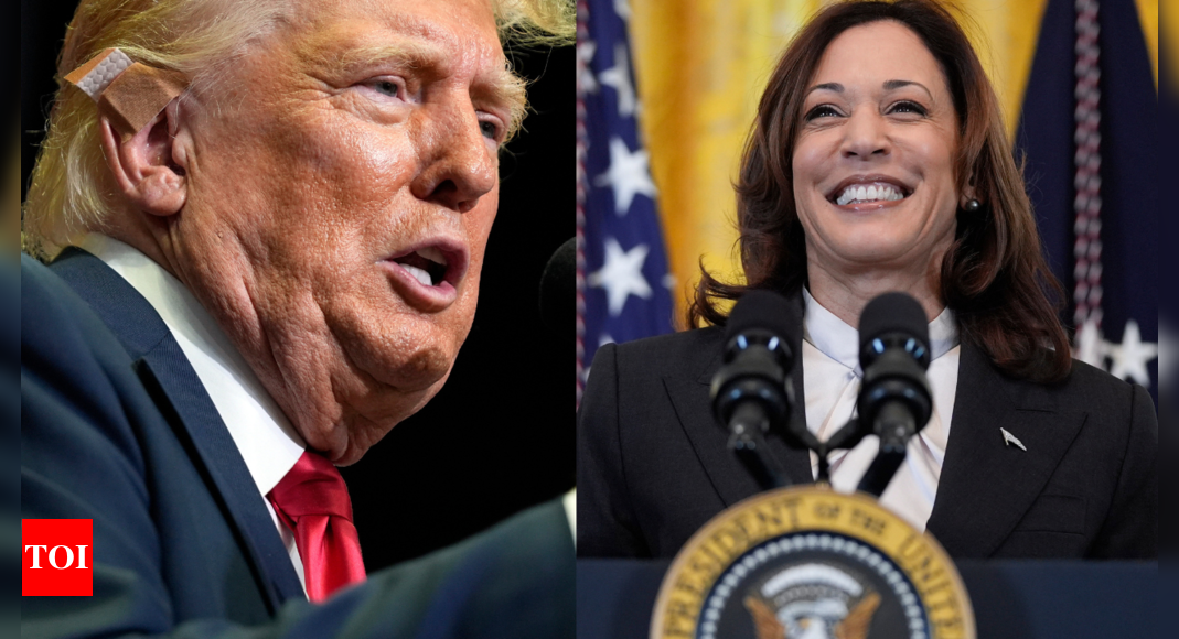 US elections: Donald Trump announces debate schedule with Kamala Harris