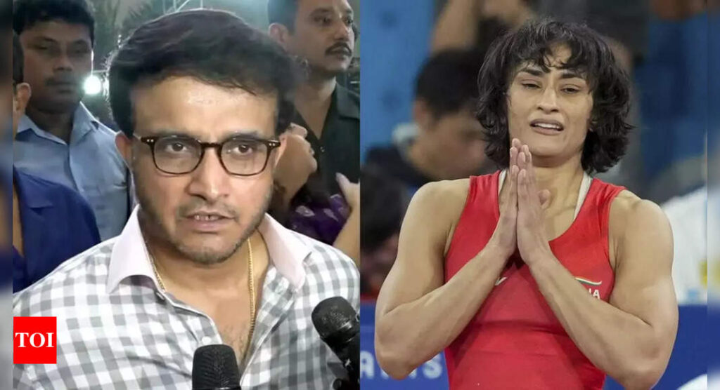 'Vinesh Phogat deserves the silver medal at least': Sourav Ganguly | Paris Olympics 2024 News