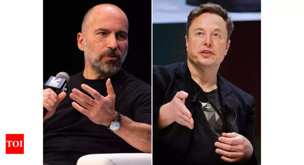 Uber CEO: Fine with Elon Musk's 'Tesla taxi' idea, but there can be this big problem