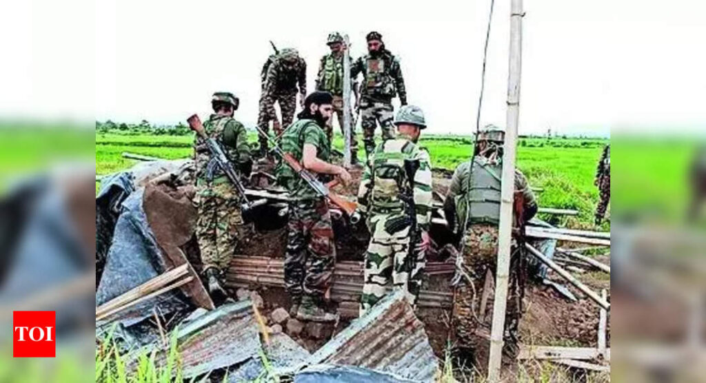 Militants, village guards exchange fire, 4 feared killed | India News