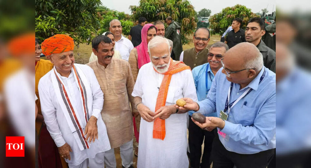 PM Modi releases 109 high-yielding, climate-resilient crop varieties | India News