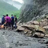 Narrow escape for pilgrims as massive landslide blocks Badrinath highway | Dehradun News