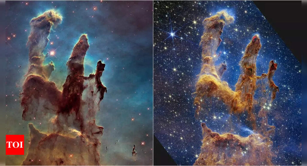 NASA shares stunning visuals of 3D ‘Pillars of Creation’ by James Webb Telescope |