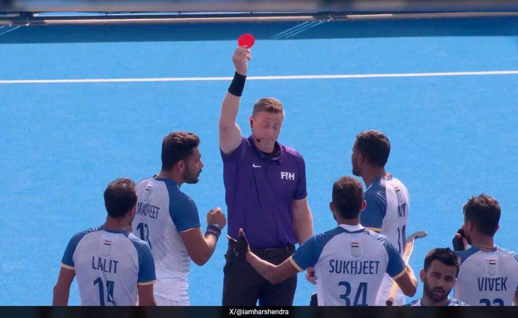 Amit Rohidas Red Card Controversy: What Rules Say On India vs Great Britain Hockey Incident