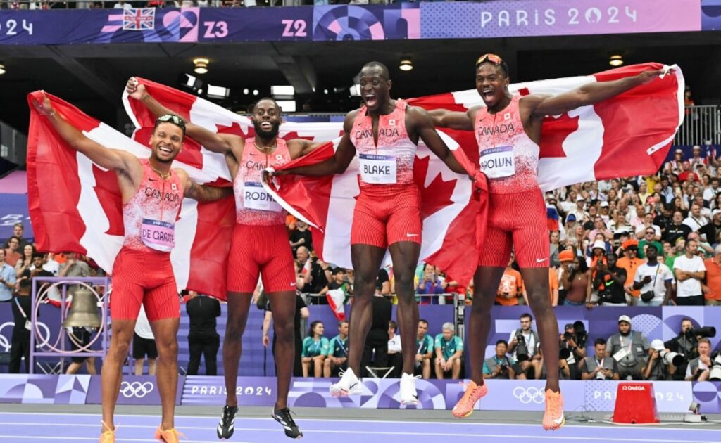 Andre De Grasse Anchors Canada To Olympic Men's 4x100m Relay Gold