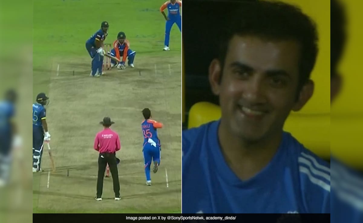 Gautam Gambhir's Reaction Bowls Over Internet As Rinku Singh Delivers Game-Changing Over. Watch