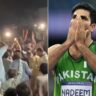 Hundreds Gather In Arshad Nadeem's Hometown In Pakistan To Celebrate 92.97m Olympics Javelin Gold. Watch