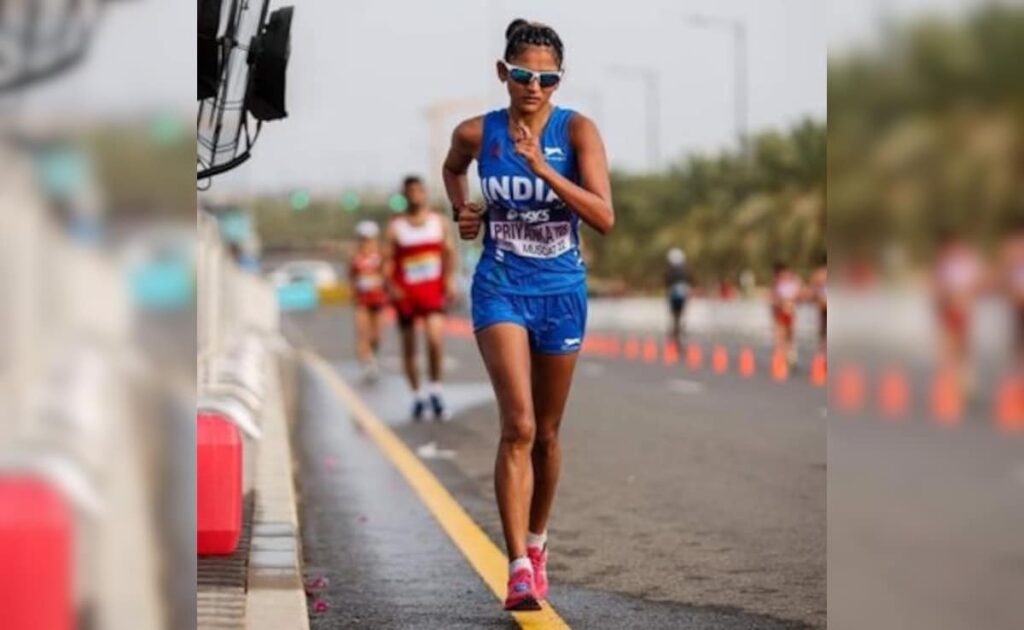 India's Marathon Race Walk Mixed Relay Team Fails At Paris 2024