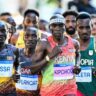 Marathon Great Eliud Kipchoge Hangs Up His Shoes... Literally