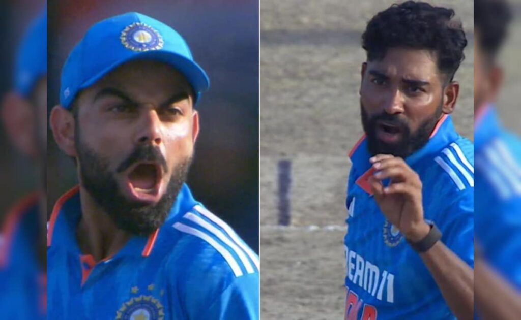 Mohammed Siraj Claims Wicket After Heated Exchange With Sri Lanka Star. Virat Kohli Does This. Watch