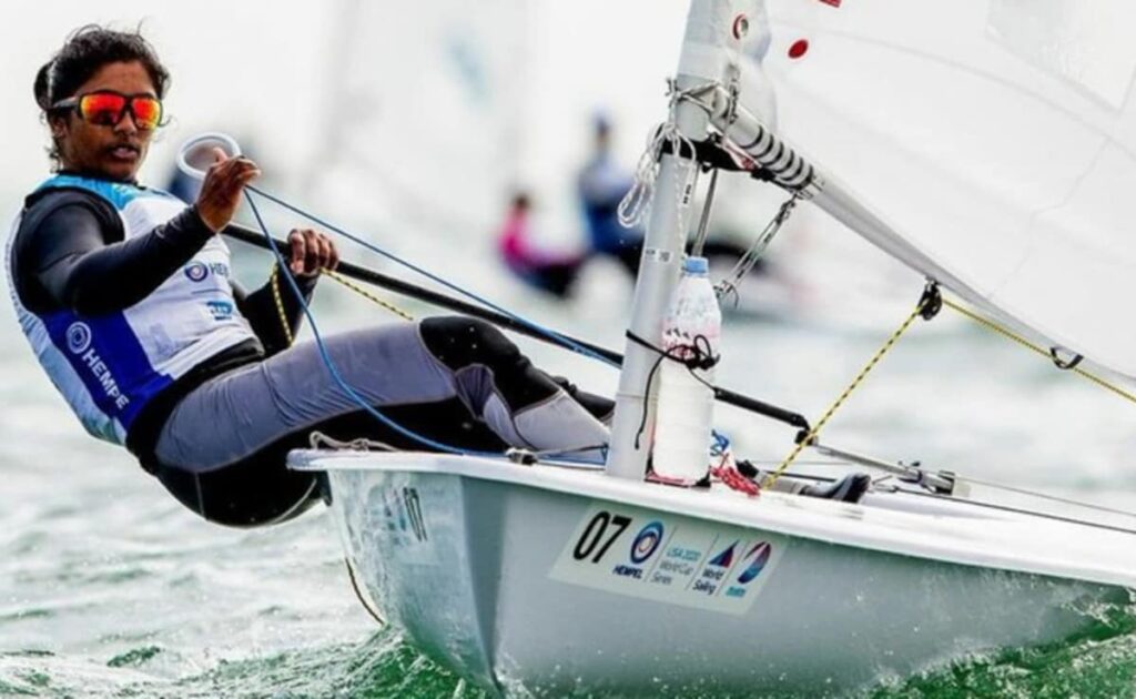 Nethra Kumanan Placed 24th After Race 6 In Women's Dinghy Sailing; Vishnu Saravanan 23rd In Men's Event