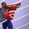 Noah Lyles Triumphs In Olympic 100m Thriller After Novak Djokovic 'Golden Slam'