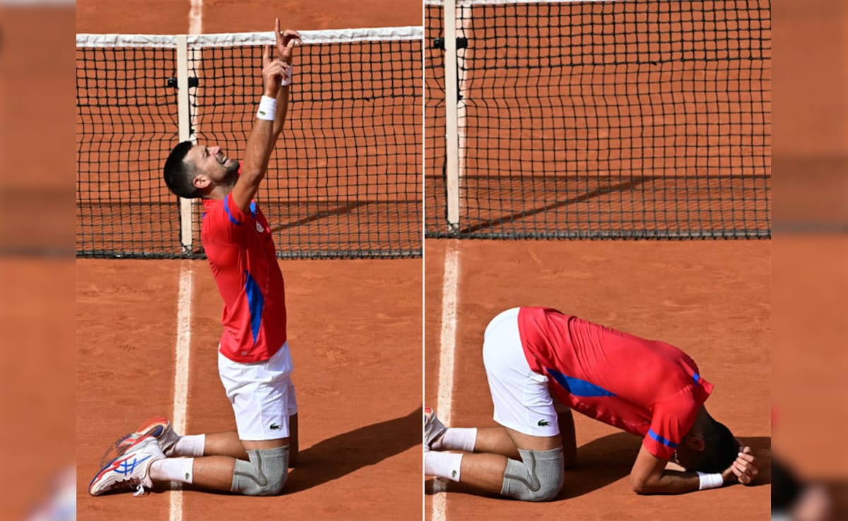 Novak Djokovic Bursts Into Tears As He Clinches Olympic Gold, His "Biggest Sporting Success". Watch