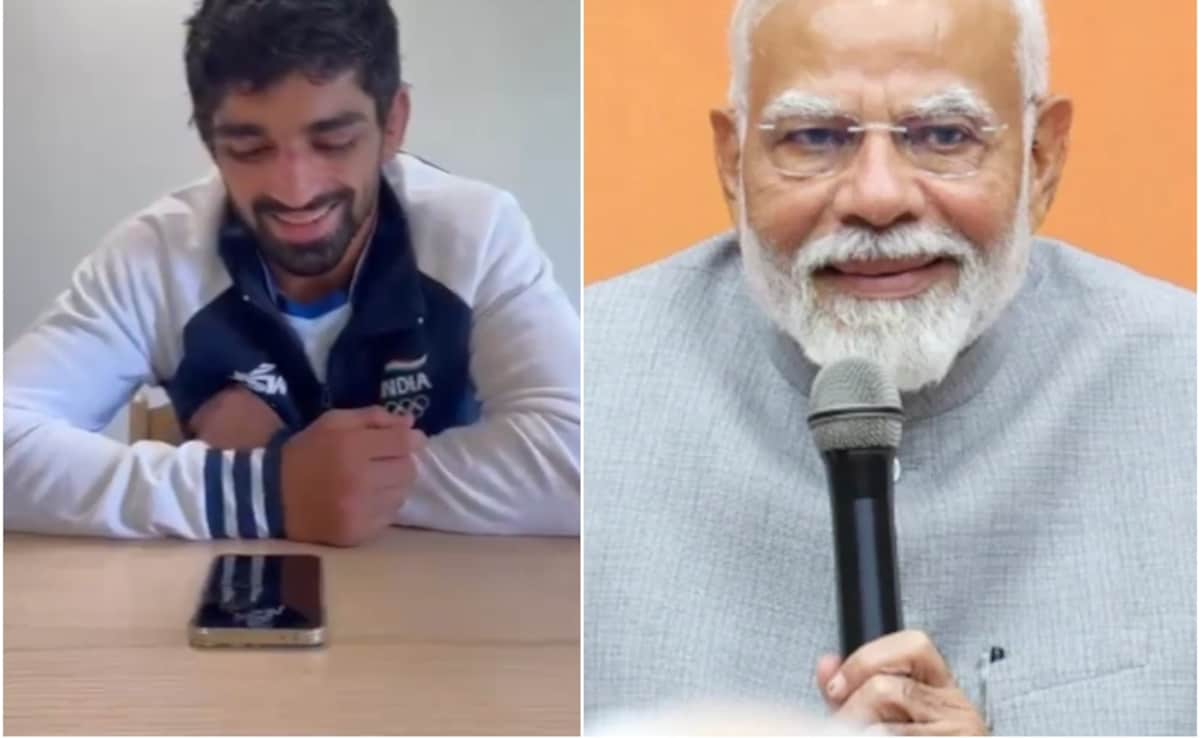 "Olympics 2028 Mein Gold Le Aaunga": Aman Sehrawat's Big Promise To PM Narendra Modi