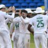 South Africa's Keshav Maharaj Restricts West Indies In Rainy Third Day Of Test