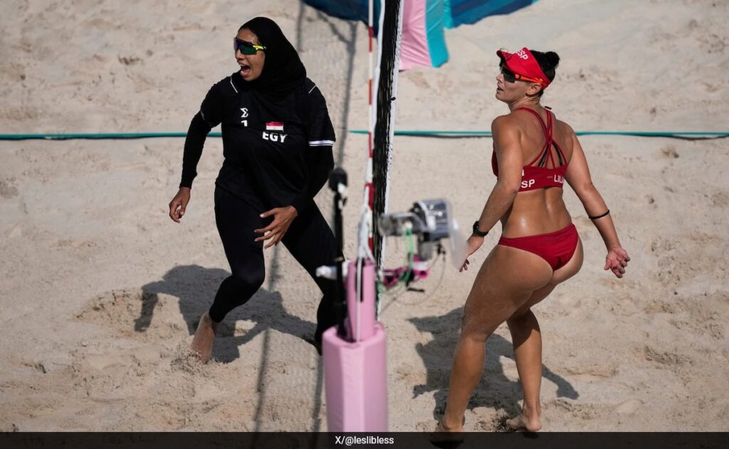 Spain vs Egypt Beach Volleyball Match Triggers Social Media Debate